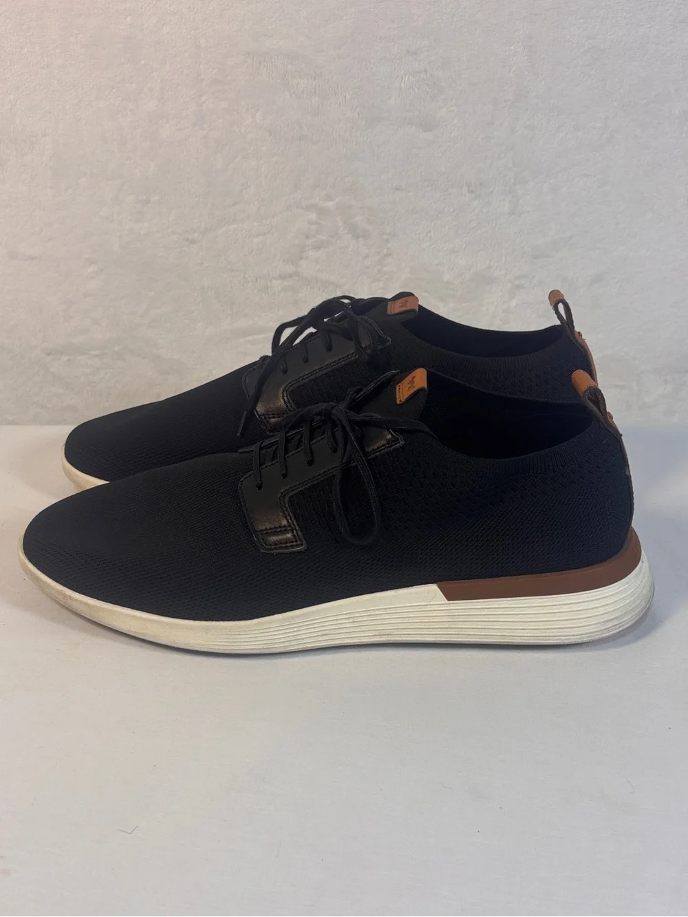 Wolf & Shepherd Men's SwiftKnit Derby Shoes - Black - Size13